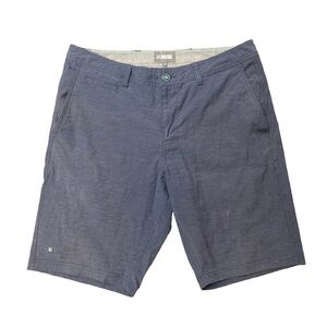 Linksoul Men’s Classic Solid Boardwalker Short 10” Inseam Navy Size 34